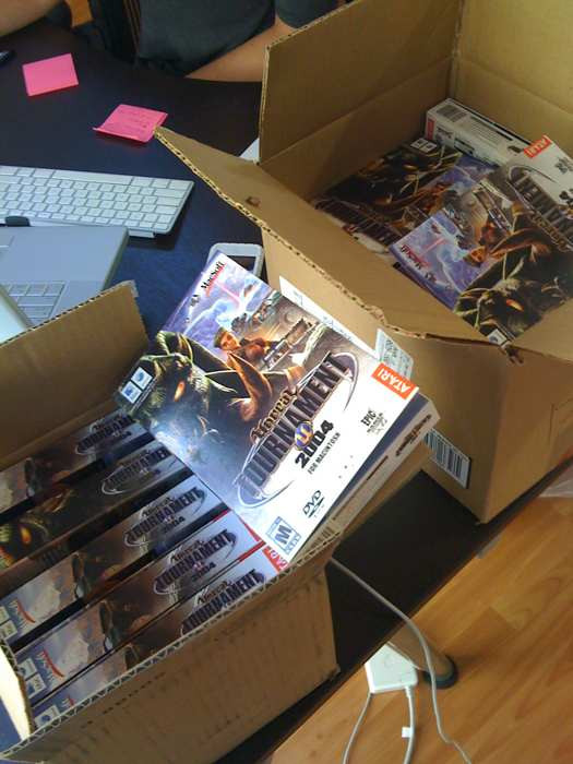 Licensed copies of Unreal 2004 at work