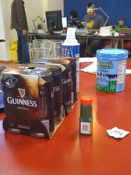 Beer floats at Mellmo