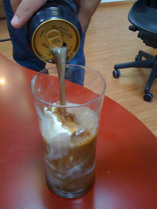 Ice cream and Guinness