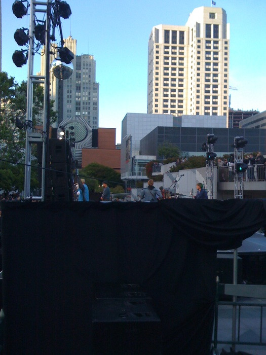CAKE performing at the WWDC beer bash