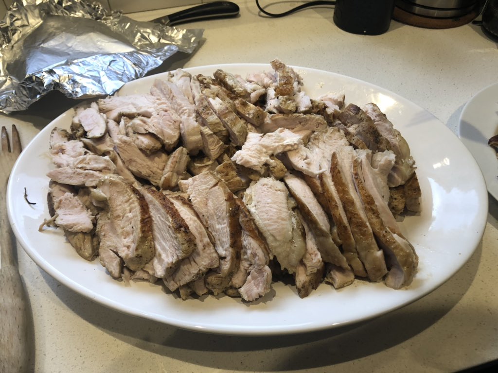Sous vide turkey, perfectly moist