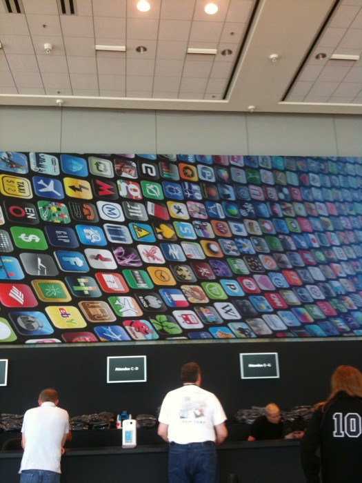 Roambi logo on the WWDC banner